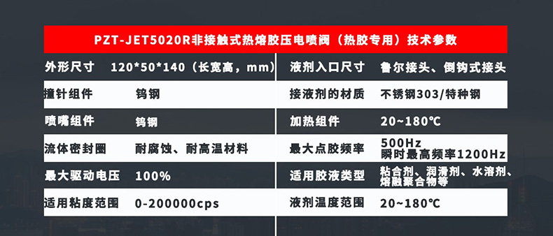 热熔胶喷阀
